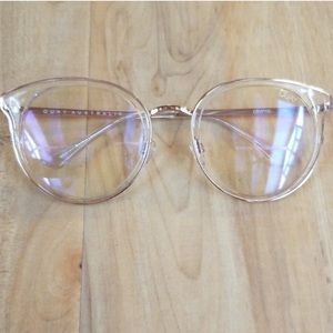 QUAY blue blocker glasses clear